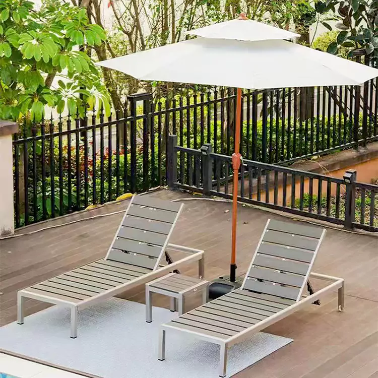 ဟိုတယ်နှင့် Resort အတွက် လုပ်ငန်းသုံး Outdoor Sun Lounger