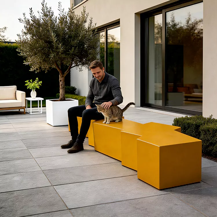 All Weather FRP Bench Indoor Outdoor Commercial Seating